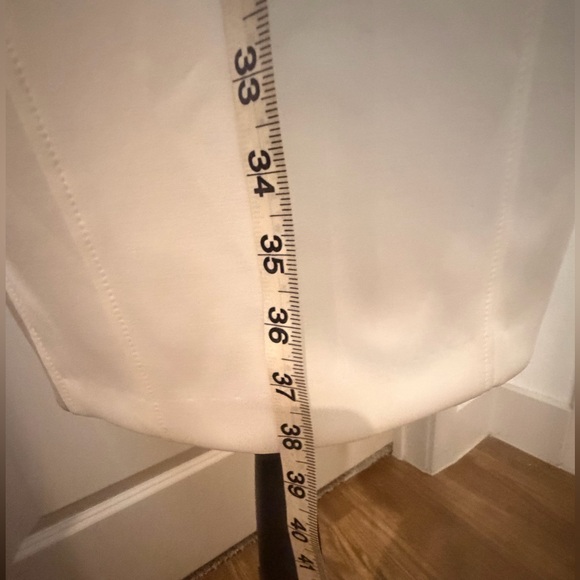 Tommy Hilfiger Elegant White and Tan  Sleeveless Dress - Picture 8 of 16